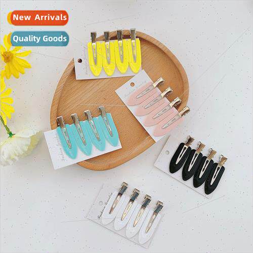 Hairpin bb clip candy color side hairpin side clip girls cut