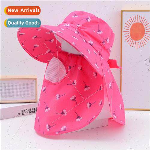 Hat ladies spring summer sun hat cherry tea-picking hat larg