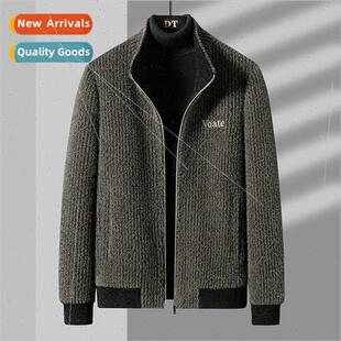 men thick short size plus fat jacket mink gold winter Autumn