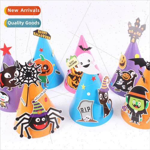 Halloween Supplies Paper Cartoon Hat Children Toys Halloween