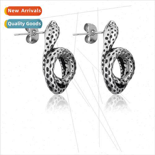 nd creative earrings stainless steel circle earrings simple