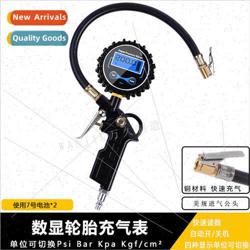 Tire digal inflatable meter car motorcycle bicycle pressure