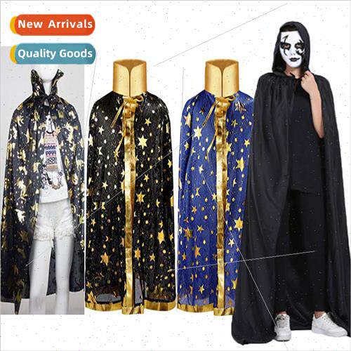 Halloween cape cosplay wch wizard cape kids five star foil c