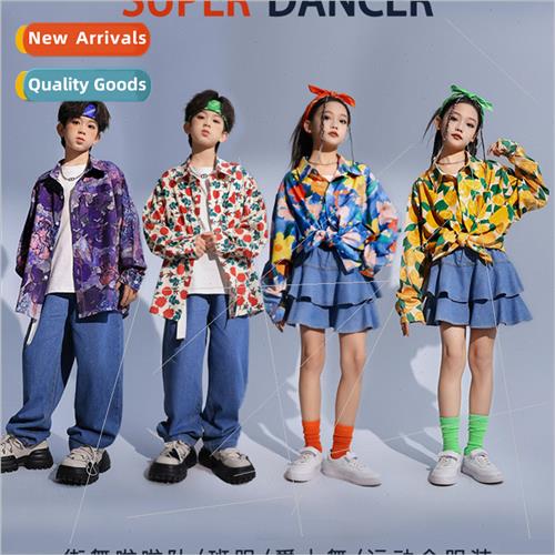 Set Dance Childrens  Clothing Hip Hop Hong Kong Style Retro
