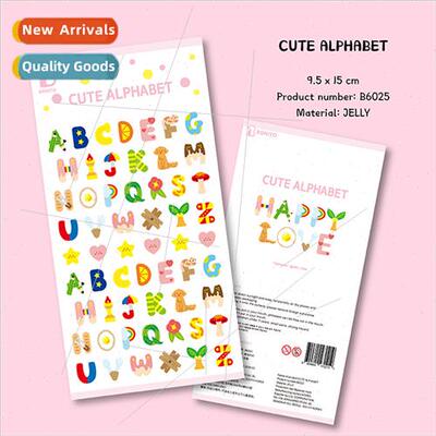Korea drip letters B6025 cute cell phone tablet stickers dia