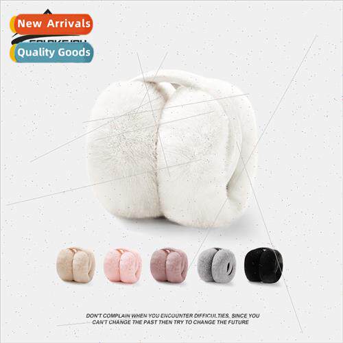 Foldable earmuffs men and women winter warm windproof anti-f