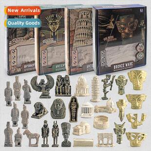 Mini Terracotta Warriors Horses Ancient Egyptian World Herag