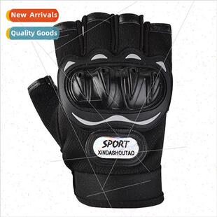 finger mens outdoor Fness breathable half slip sprin gloves