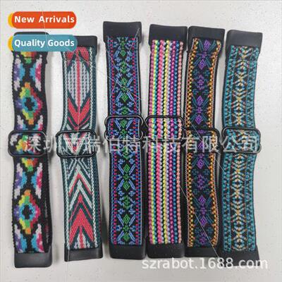 适用fitbit charge5/6 large buckle metal head charge 3/4 elas