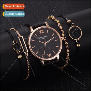 watc simple ladies strap quartz set watch new