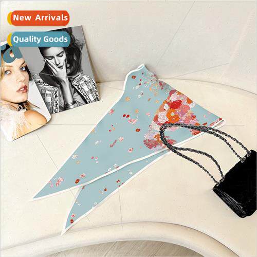 Spring summer new twill satin silk scarf female Korea  summe