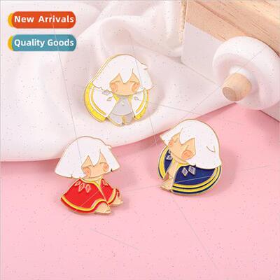 Game ght Encounter Brooch Cute Cure Doll Badge Flight Cloak