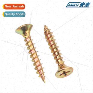 cross countersunk wood tapping screw zinc screws color head