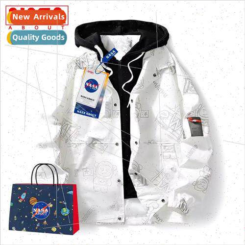2022 fall winter men jackets nd full print astronaut padded