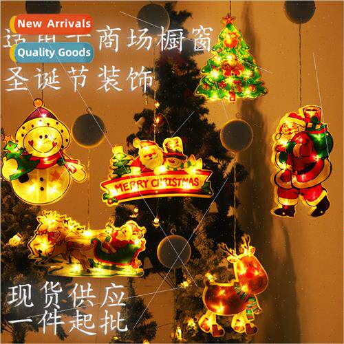 led Christmas suction cup hanging lights shopping mall windo