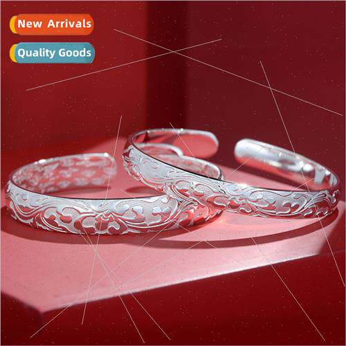 925 imitation silver silver-plated bracelet women flourish s