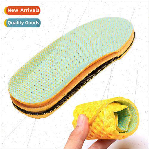 Sports shock absorption breathable soft insoles spring summe