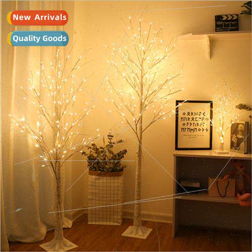 LED Birch Tree ghts Christmas mulation Tree Colorful ghts vi