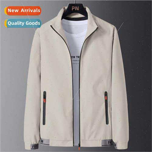 2023 Autumn new stand-up collar versatile short jacket men c