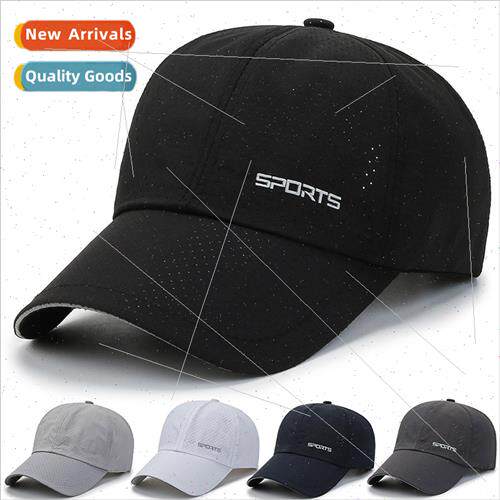 Hat men fashion quick-drying baseball cap summer mesh breath