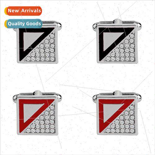 New product square French business cufflinks triangle oil dr