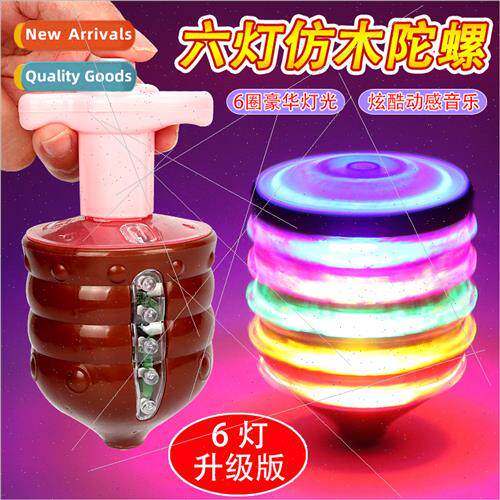 x lights colorful gyro 6 lights luminous imation wood gyro 2