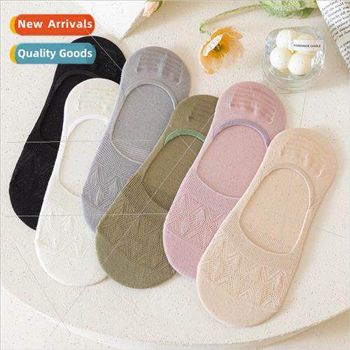 Socks women boat socks spring summer thin cotton socks anti-