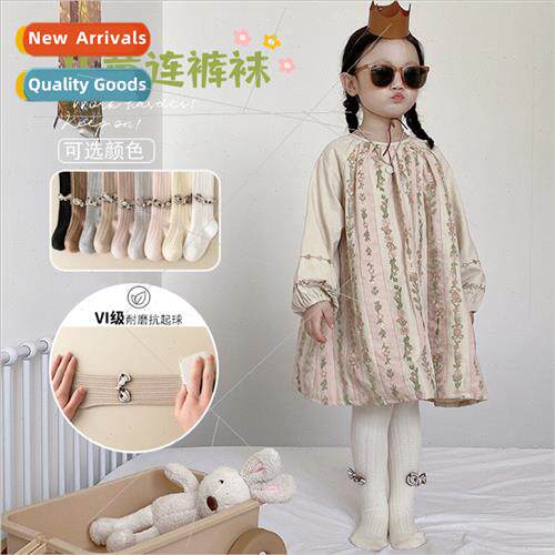 Anti-pilling childrens pantyhose girls bottoming pants sprin