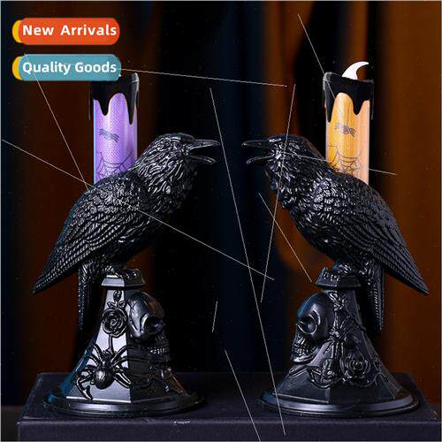 Halloween candlestick lamp crow lamp ghost festival decorati