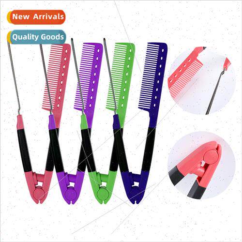 Hairdressing V-shaped styling comb Hair care does not hurt h