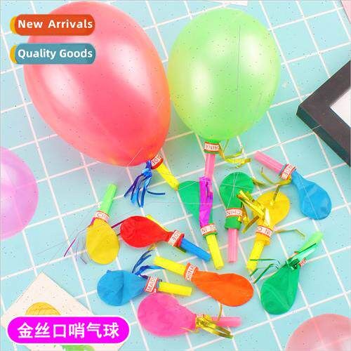 Whistle Balloon Whistle Balloon Party Supplies Clown Props C - 实物图