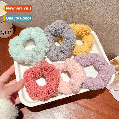 fluffy hair bMori girl simple hair rope ltle girl high elast