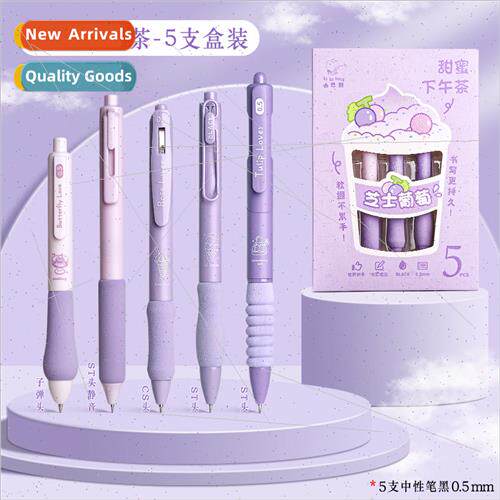Creative pen student brush pen office push action signing pe