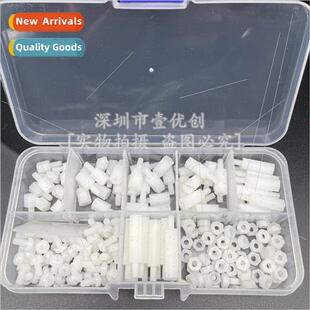 Nylon Screws Boxed Black Plastic 180PCS Nuts Whe