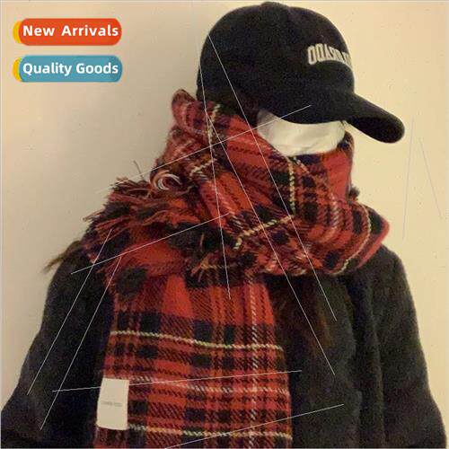 Korea  ins scarf female winter new wild shawl thickened warm