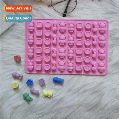 licone 48 button Bear chocolate cake Jelly pudding soap cake