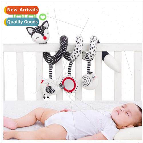 Newborn baby toys black whe fox bed around early education t