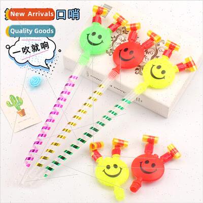 Large smiley blowing dragon Whistle blowing roll children to