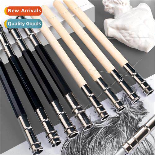 Pencil Extender Dual Head Metal Stainless Steel Lengthening