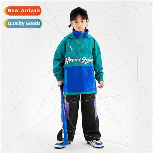 New Years Day childrens permance clothing hip-hop wind set d