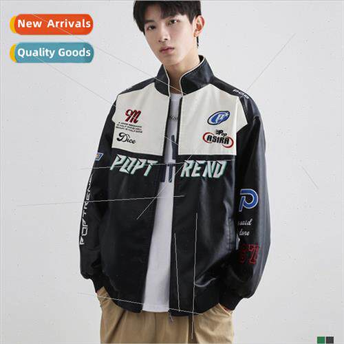 Padded men peplum leather jacket men jacket Japan tide biker