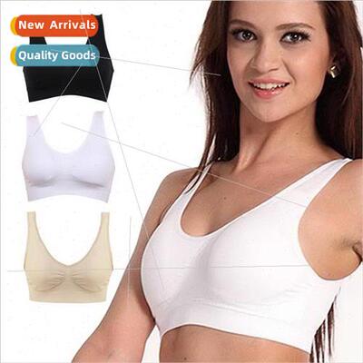 Undershirt type women yoga sports bra thin breathable single