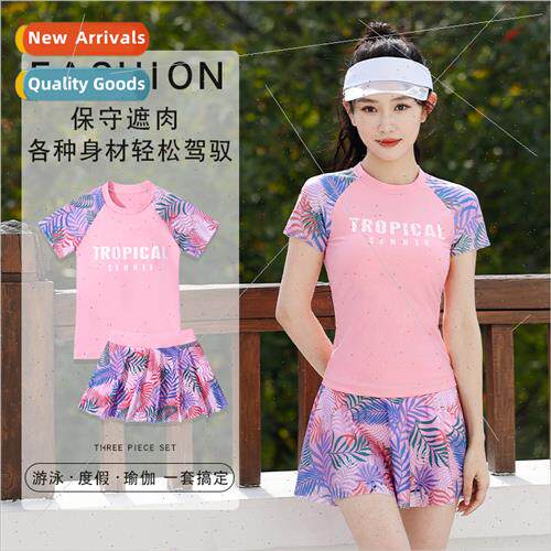 2024 swimsu womens spl conservative belly-shading thin flat