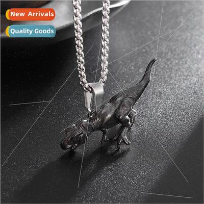 daily  thoussingle jewelry retro domineering dinosaur tanium