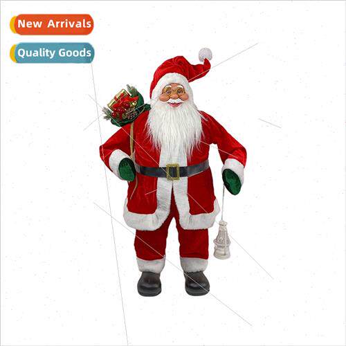 82CM Standing Santa Claus Christmas Decoration Christmas Sce