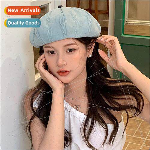 Cowboy beret female summer thin Korea  hundred h show face s