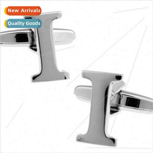I alphabet cufflinks cufflinks men French buttons cufflinks