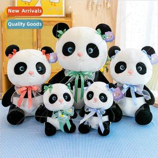 panda plush fun flower mult cute knot doll New toy