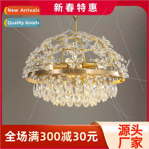 -modern crystal chandelier French small American creative ar