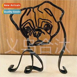 New Metal dog process dog personalized animal metal sculptur